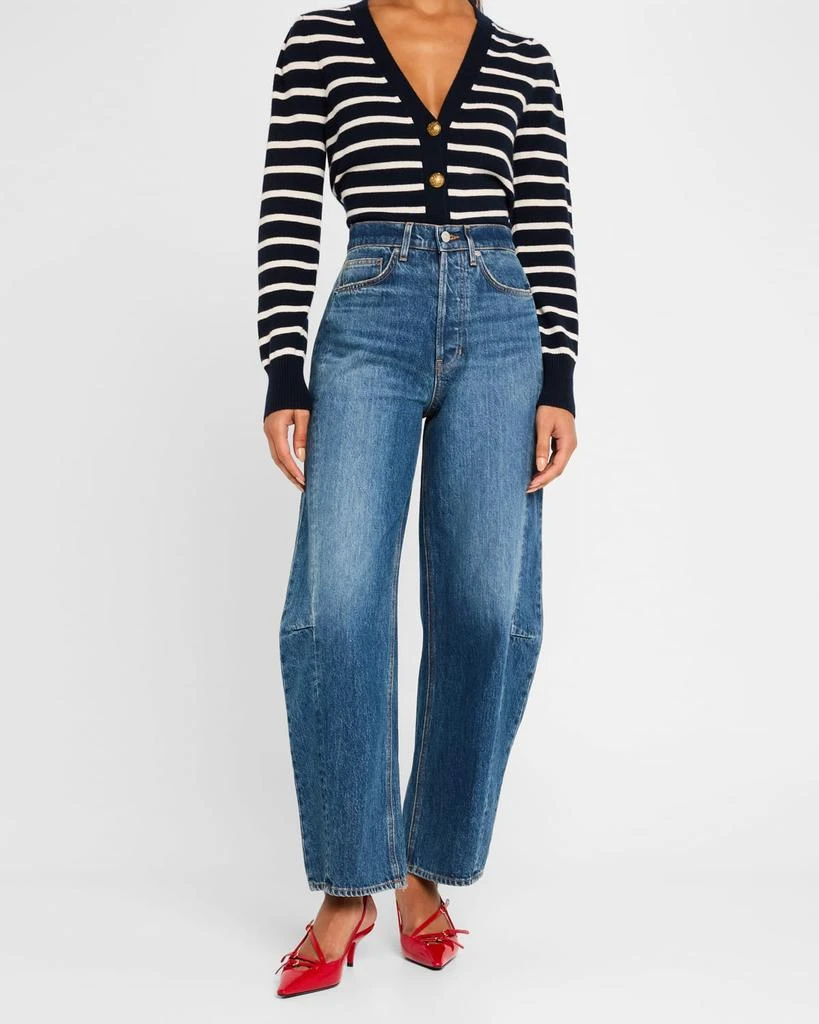 VERONICA BEARD Ryder High-Rise Barrel Jeans 2