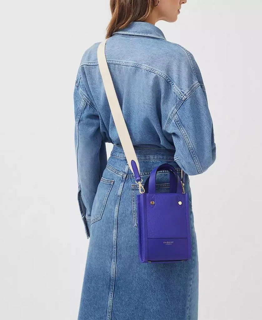 Radley Montgomery Square Small Leather Open Top Crossbody 5