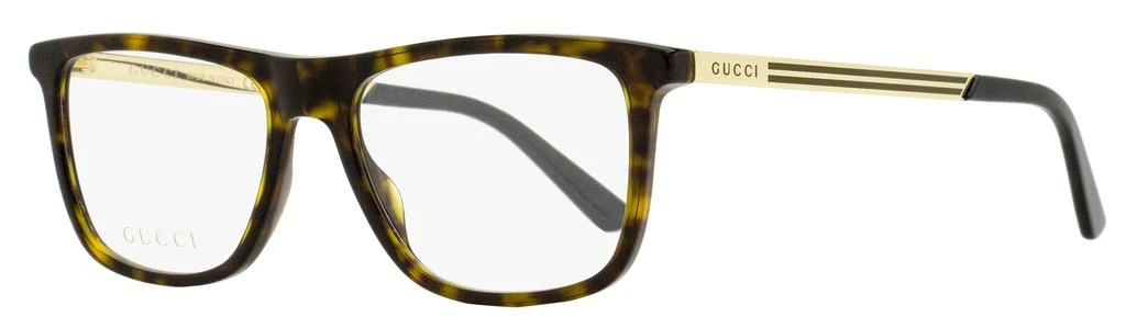 Gucci Men's Classic Rectangular Eyeglasses GG0691O 002 Havana/Gold 54mm 1
