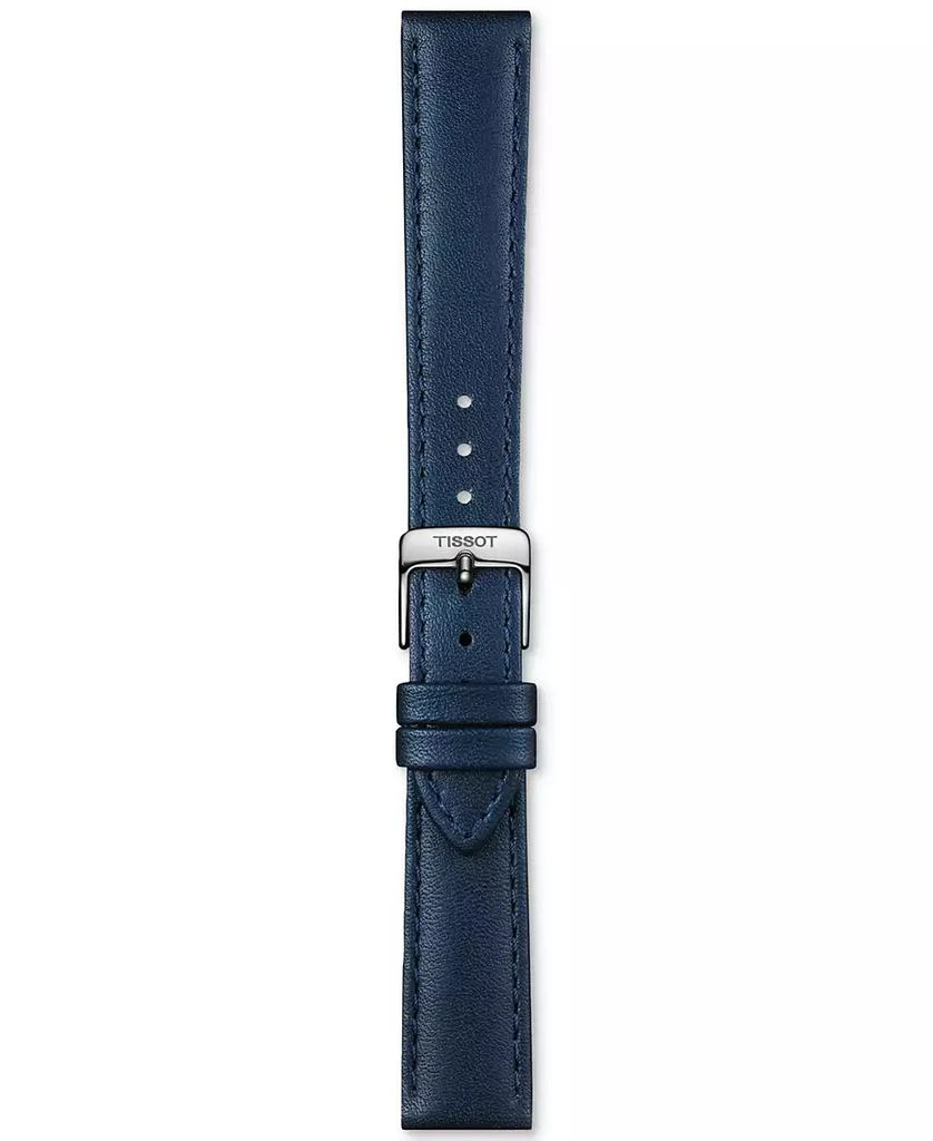 Tissot Women
s Swiss Bella Ora Blue Leather Strap Watch 38mm 4