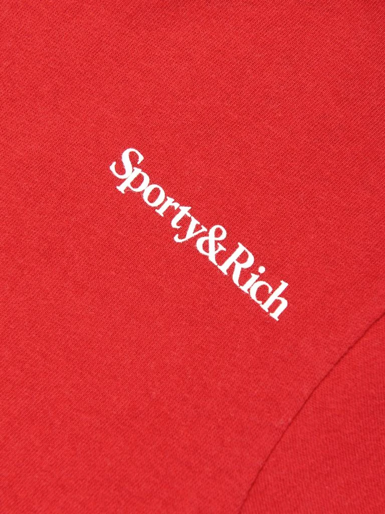 Sporty & Rich Kids Eat More Veggies T-Shirt in Red 3