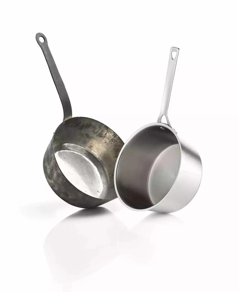Cristel 1826 3-Piece Stainless Steel Saucepan Set with Glass Lids 2