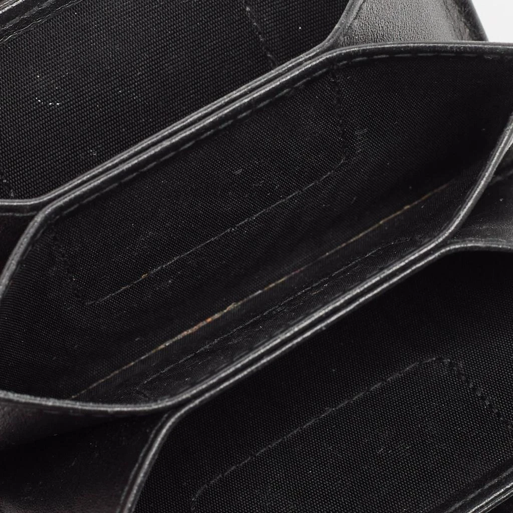 Dior Dior Black Cannage Patent Leather Lady Dior 5 Gusset Card Holder 4