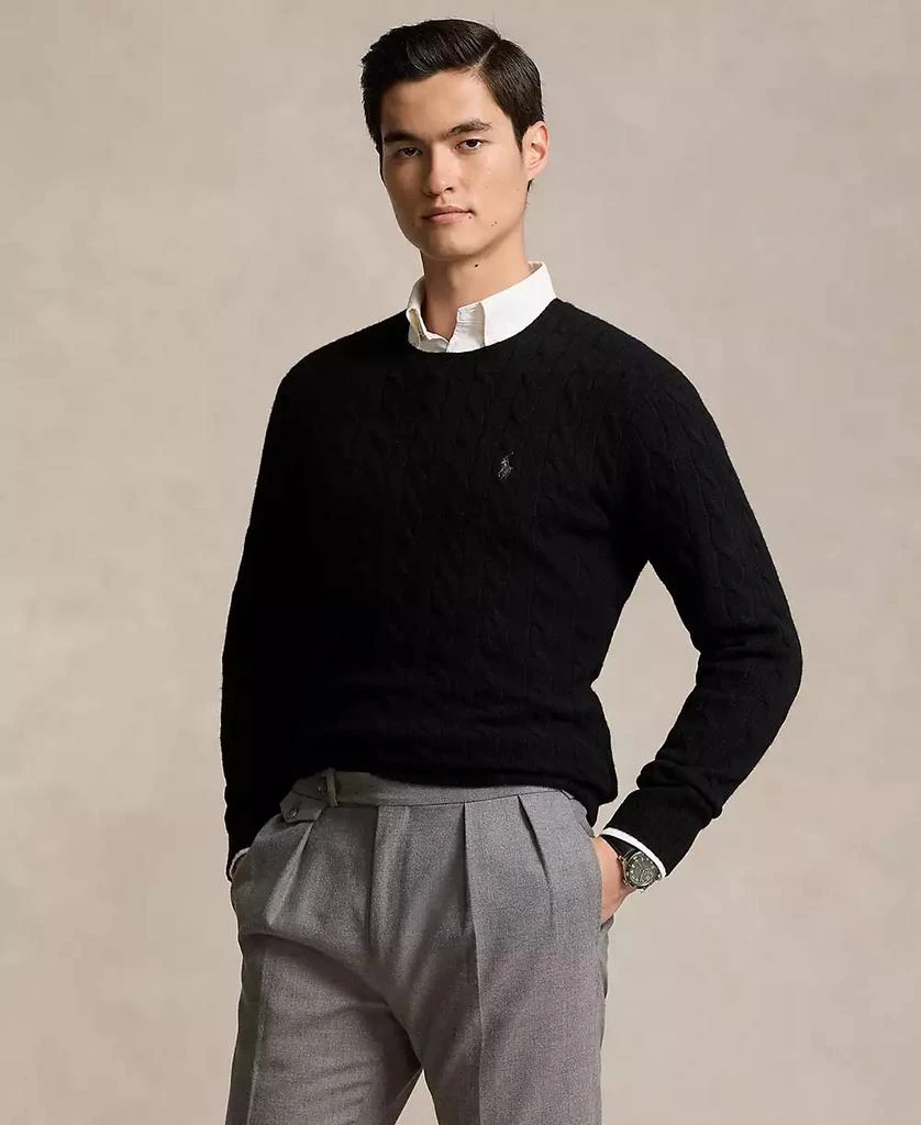 Ralph Lauren Men's Wool-Cashmere Cable-Knit Sweater 6