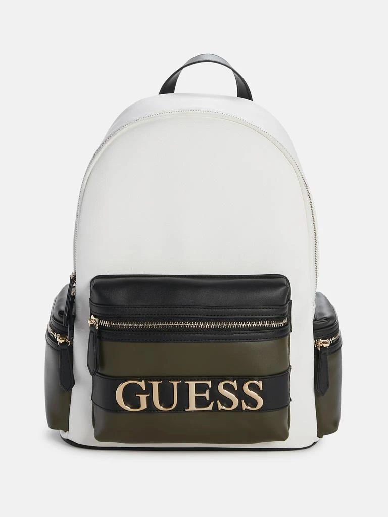 Faux Leather White GUESS Backpack s-l400.jpg main image 3