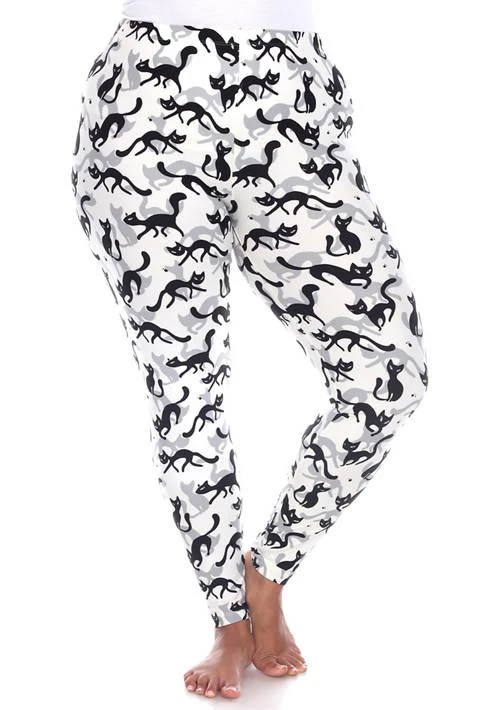 White Mark Mark Plus Size Printed Leggings 1