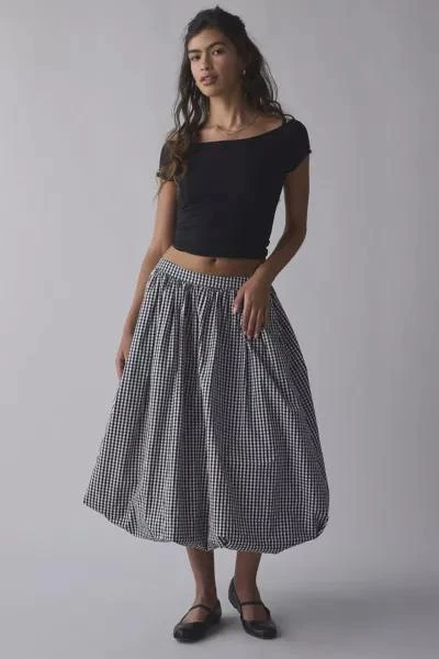 Kimchi Blue Kimchi Blue Maggie Bubble Hem Midi Skirt 1
