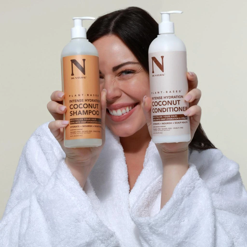 Dr. Natural Shampoo - Coconut by  for Unisex - 16 oz Shampoo 6