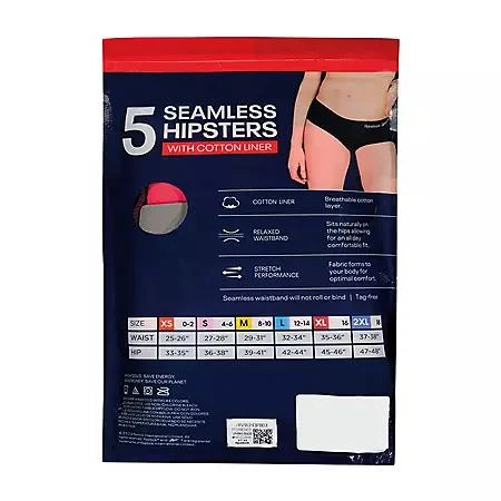 Reebok Reebok Women's 5-Pack Seamless Hipster 4