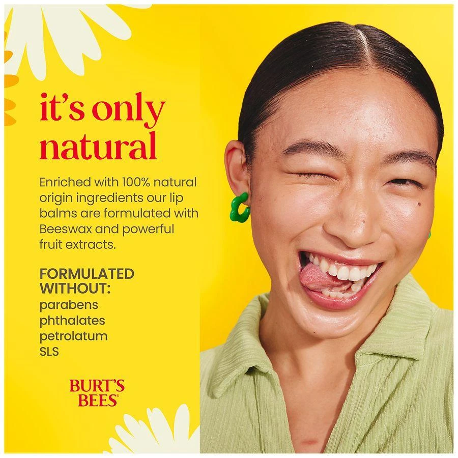 Burt's Bees Beeswax Lip Balm with Responsibly Sourced Beeswax Peppermint, Beeswax 2