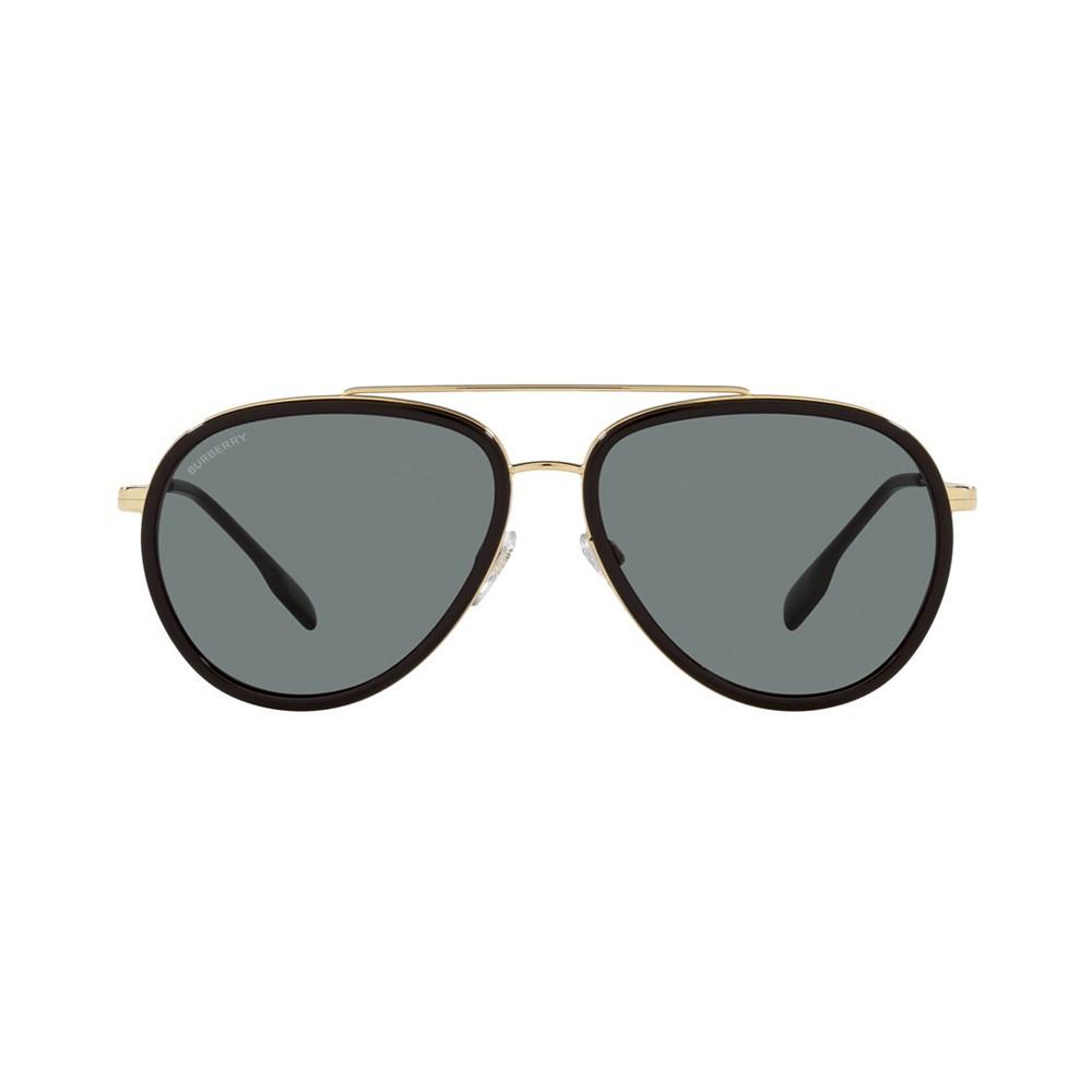 Burberry Men's Polarized Sunglasses, BE3125 Oliver