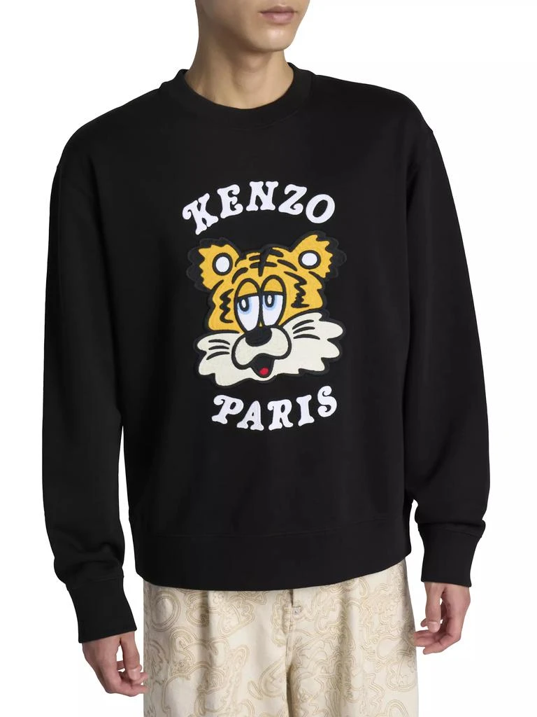 Kenzo Kenzo Verdy Market Tiger Embroidered Classic Sweatshirt 6