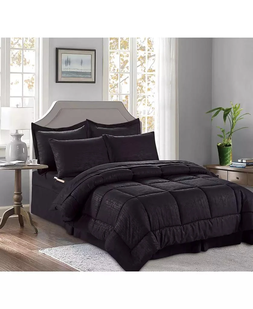 Elegant Comfort Bamboo Pinted 6-Pc. Comforter Set 1