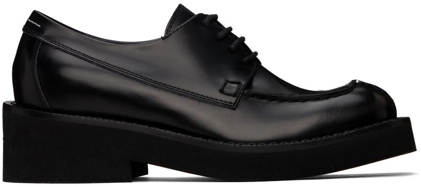 MM6 Maison Margiela Black Anatomic Loafers - Shoes - BeyondStyle MM6 Maison Margiela Black Anatomic Loafers - Shoes - BeyondStyle