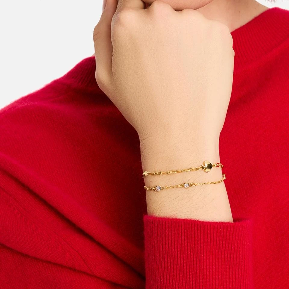 Kate Spade New York Kate Spade New York Women's O Spade Bracelet - Gold 2