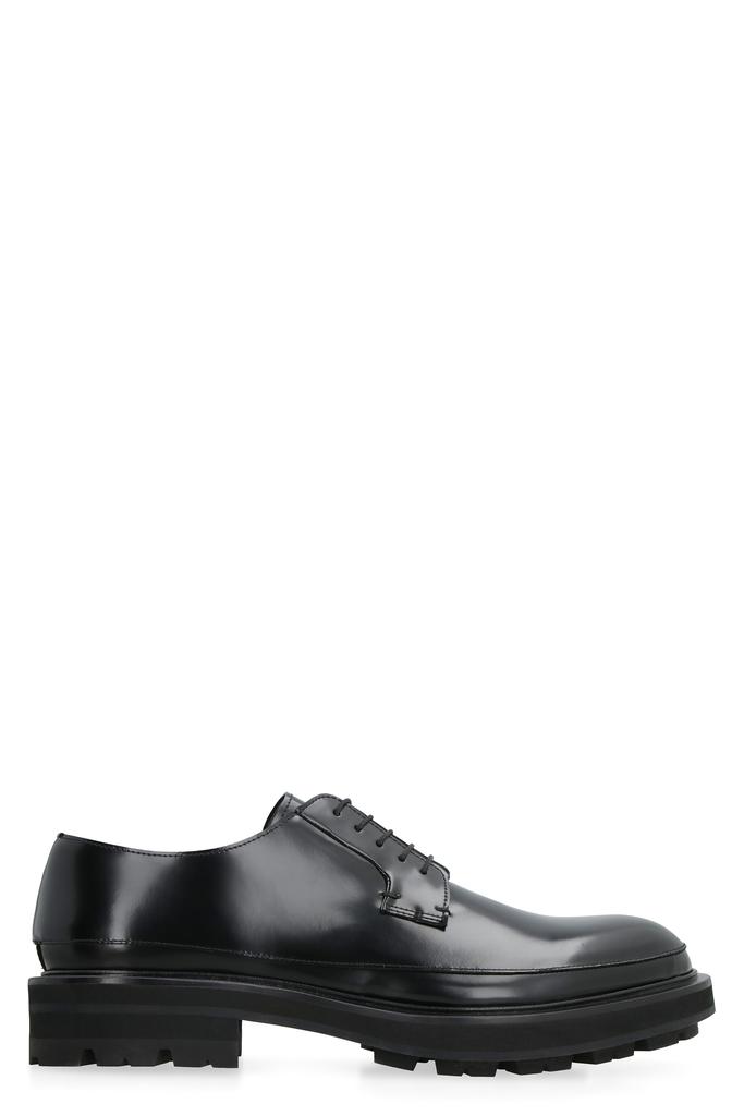 Alexander McQueen LEATHER LACE-UP DERBY SHOES - Dress Shoes