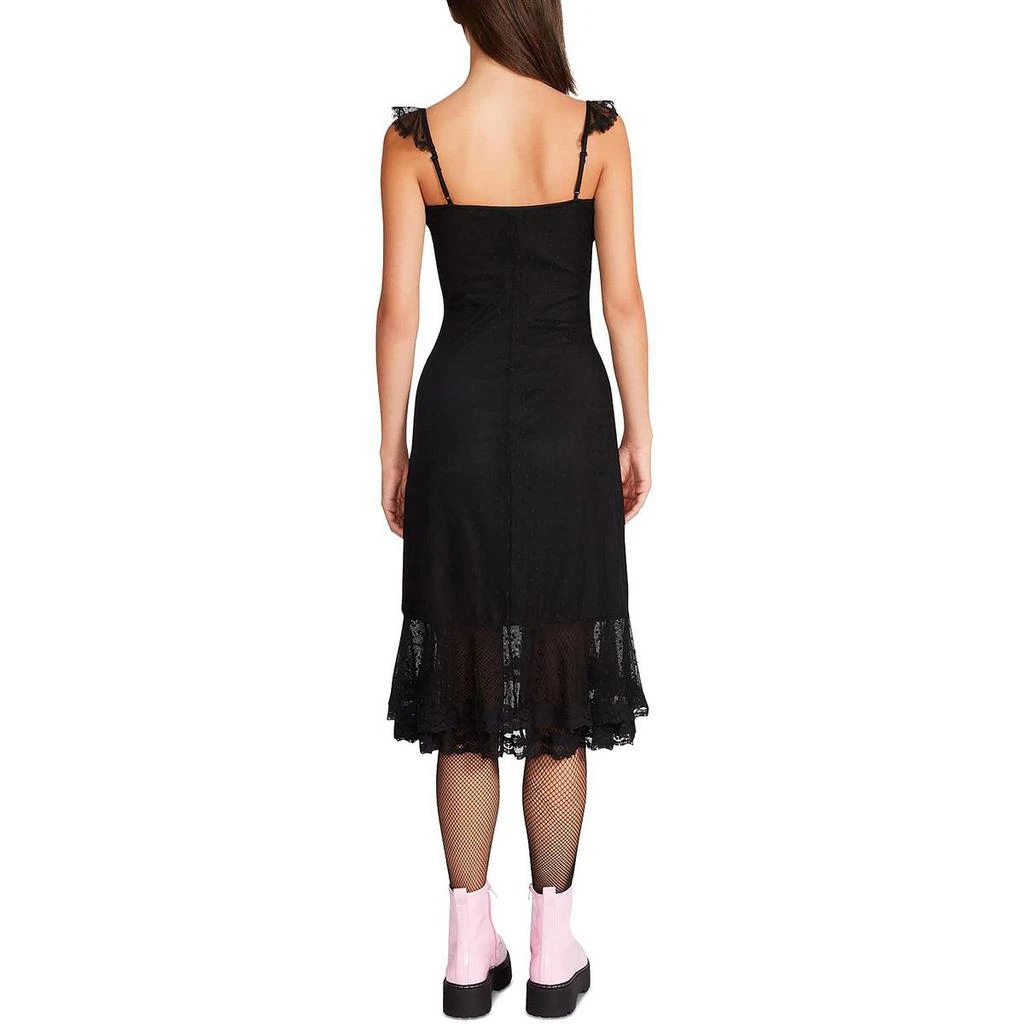 Betsey Johnson Womens Mesh Gathered Slip Dress 2