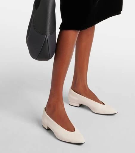 Loro Piana Rebecca leather ballet flats 4