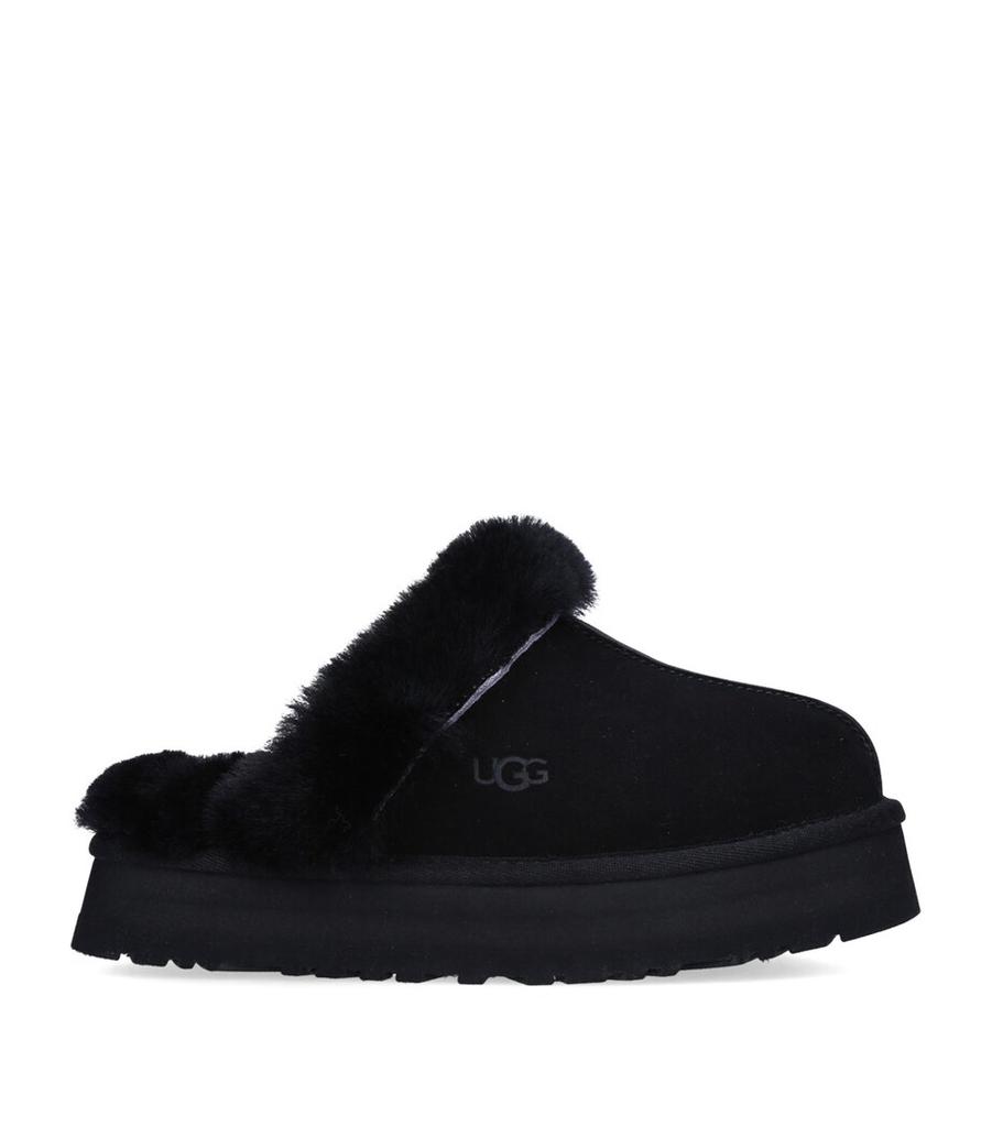 UGG Suede Disquette Flatform Slippers
