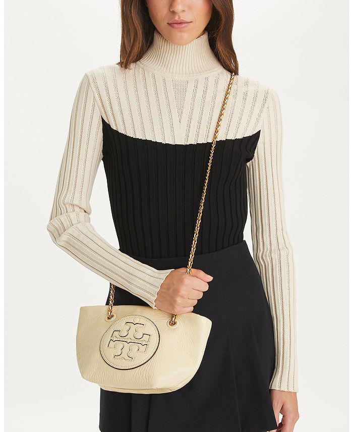 Tory Burch Small Ella Crinkle Patent Chain Crossbody