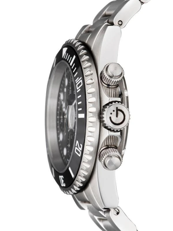 Gevril Wall Street Stainless Steel Swiss Automatic Chronograph Watch 2