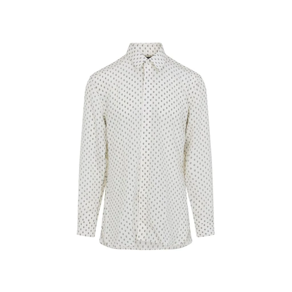 Tom Ford Tom Ford Crepe De Chine Paisley-Print Fluid Fit Shirt from Cettire