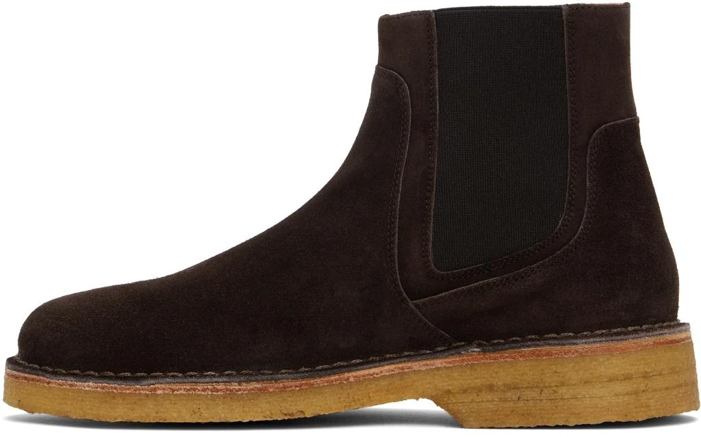 A.P.C. Brown Theodore Chelsea Boots 3