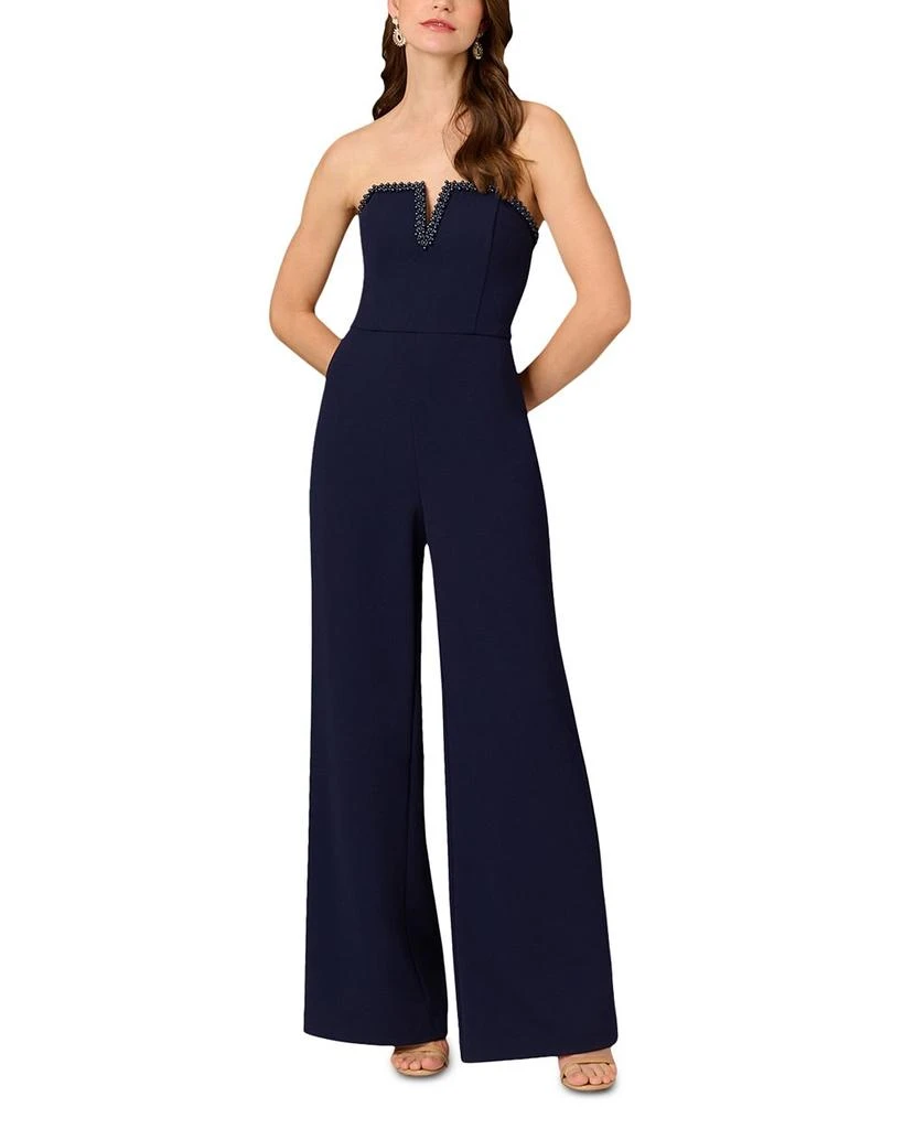 Aidan Mattox Strapless Jumpsuit 1