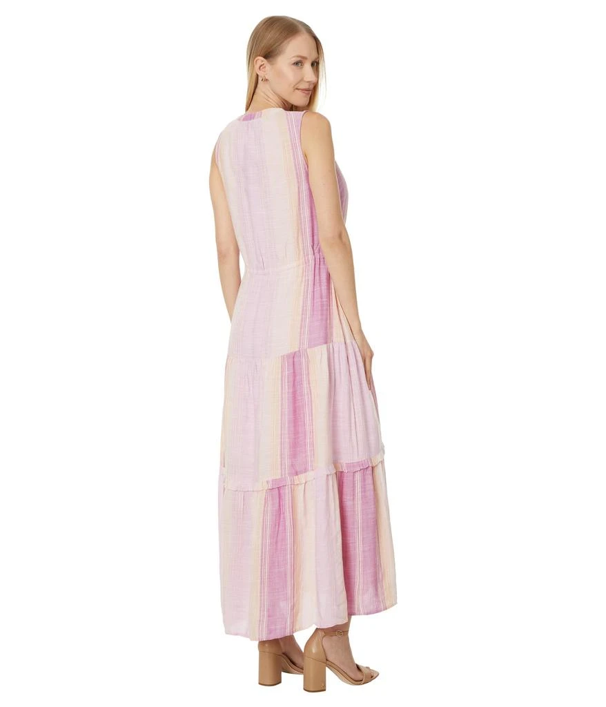 Liverpool Los Angeles Sleeveless Tiered Maxi Dress with Adjustable Waist 2