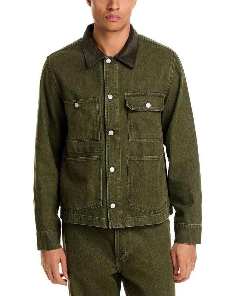 Officine Générale Officine Generale Woven Denim Jacket 3