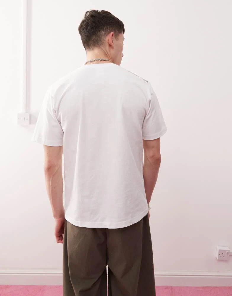 AAPE Aape by A Bathing Ape spades logo t-shirt in white 4
