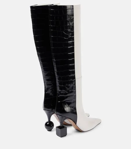 Jacquemus Les Bottes Bisou leather knee-high boots 2