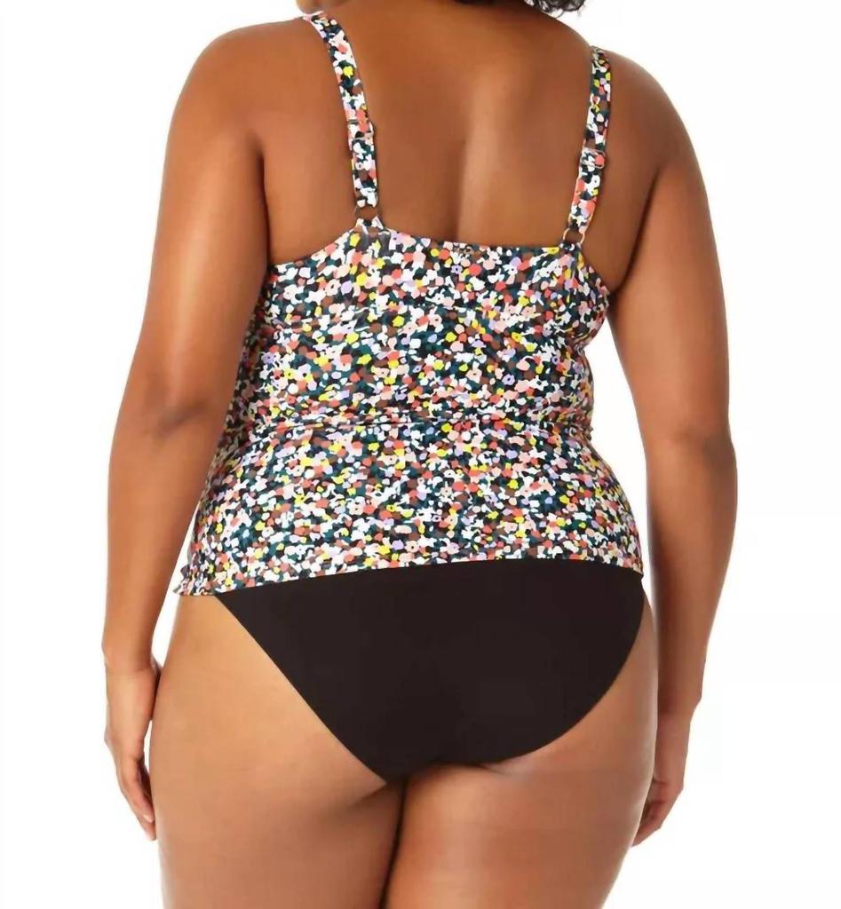 Anne Cole Anne Cole - Twist Front Underwire Tankini Swim Top