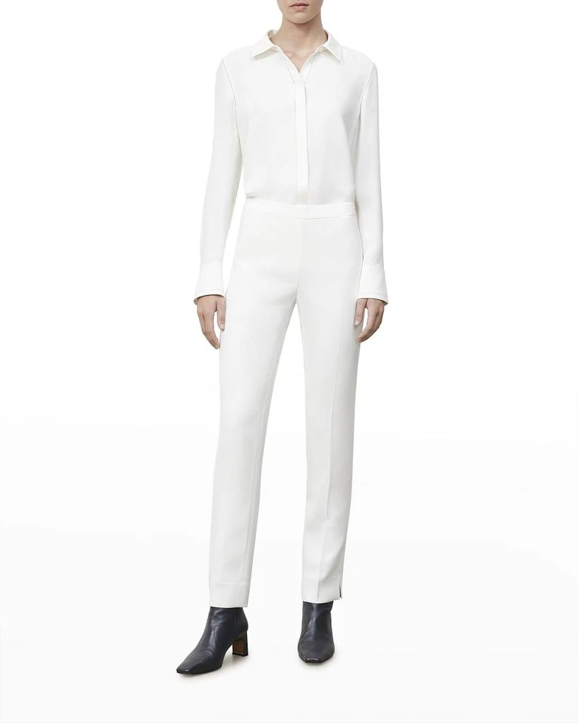 Lafayette 148 New York Petite Bleecker Finesse Crepe Pants 3