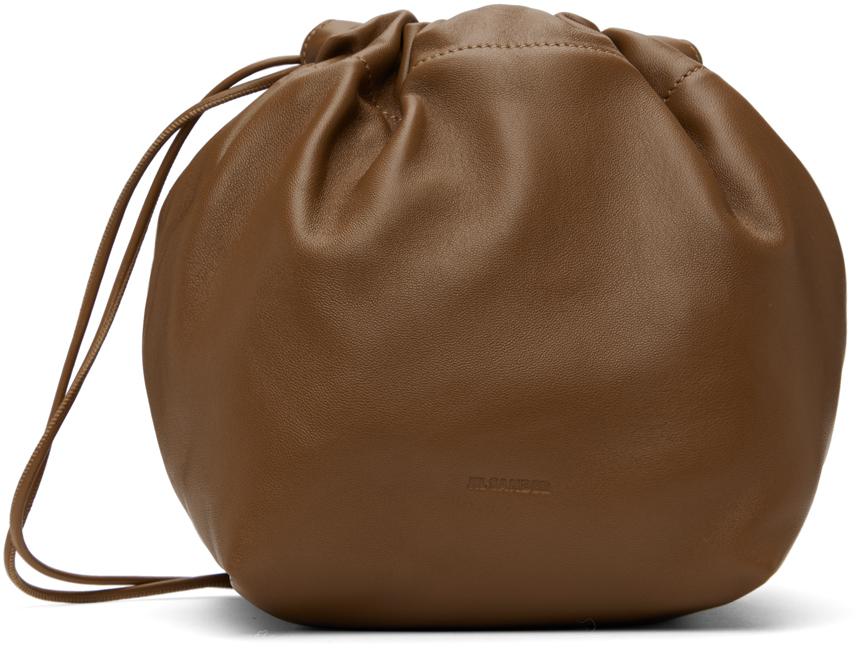 トートバッグ Jil Sander Cannolo Grande Padded Hobo Bag - Leather - Peach Jil Sander Cannolo Grande Padded Hobo Bag - - Leather