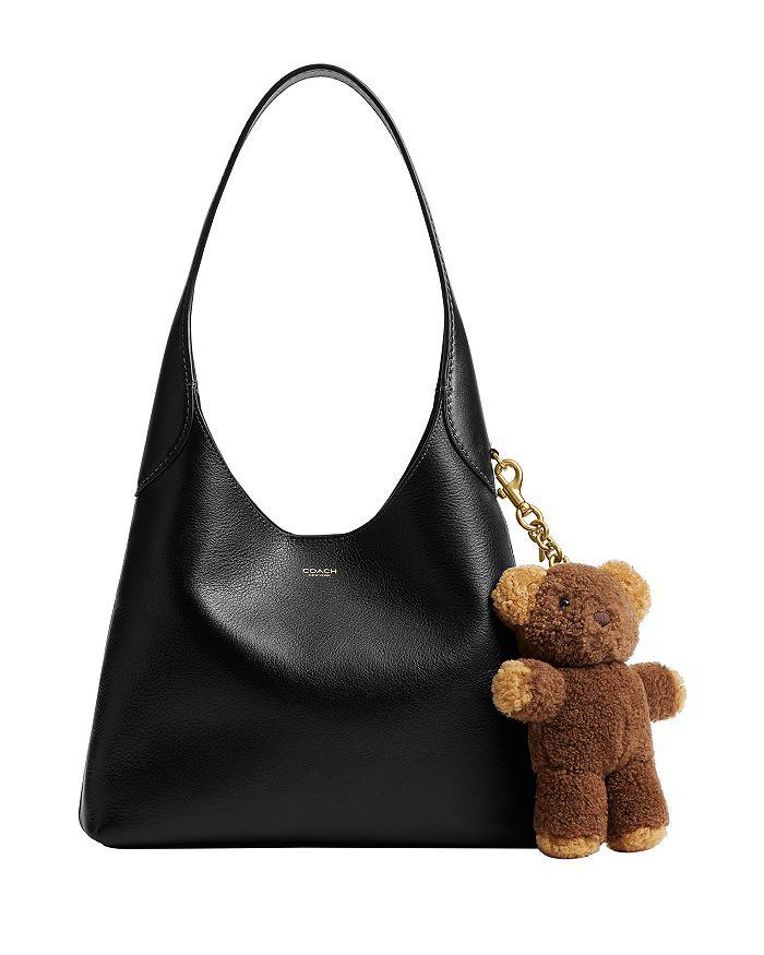 Coach Teddy Bear Bag Charm in Shearling