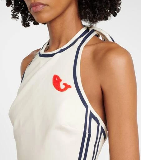 ALÉMAIS Marine printed cotton minidress 4
