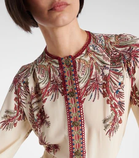 ETRO Paisley shirt dress 4