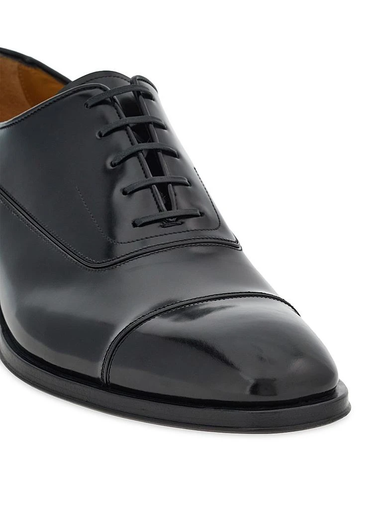 Salvatore Ferragamo Fermin Leather Lace-Up Shoes 5