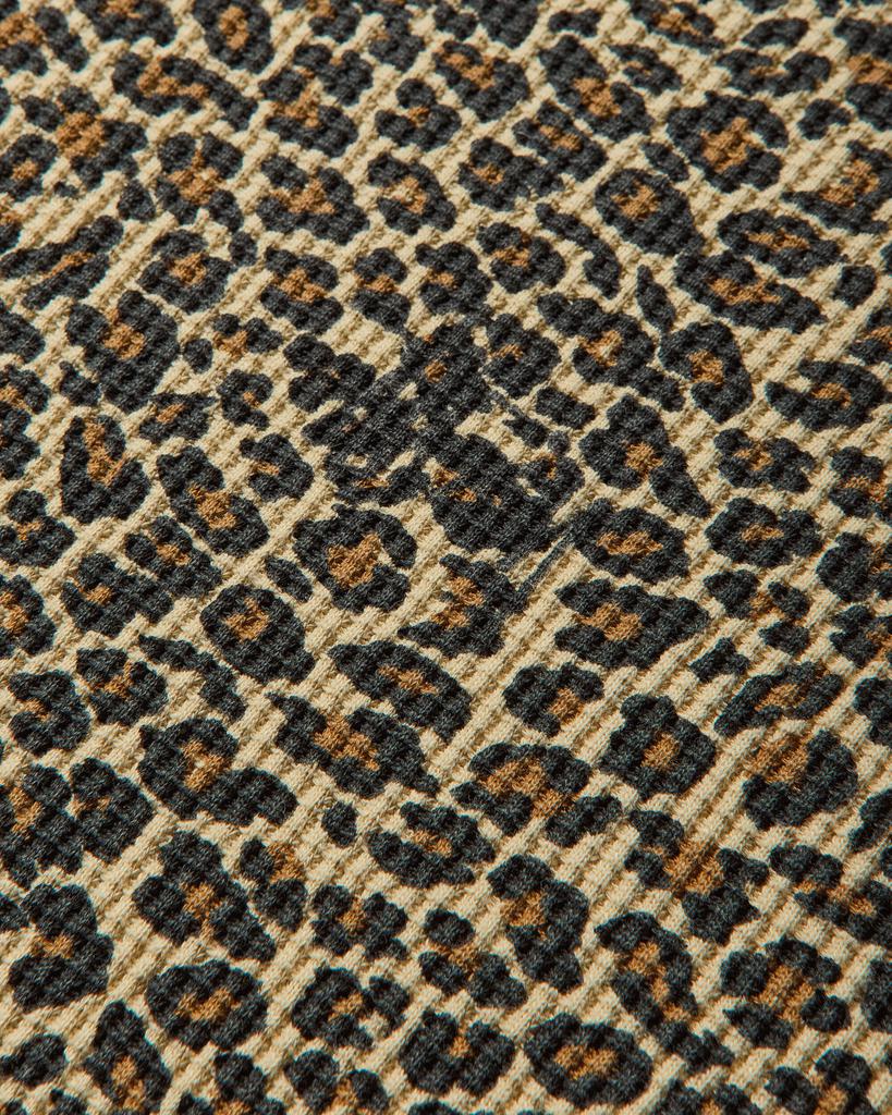 STUSSY Basic Stock Thermal Longsleeve T-Shirt Leopard - BeyondStyle