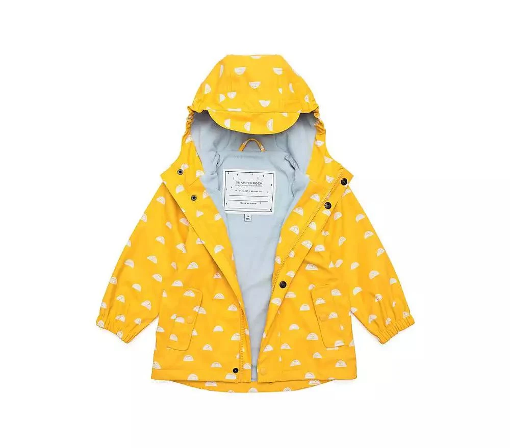Snapper Rock Toddler, Child Unisex Kids Sun Cloud Recycled Waterproof Raincoat