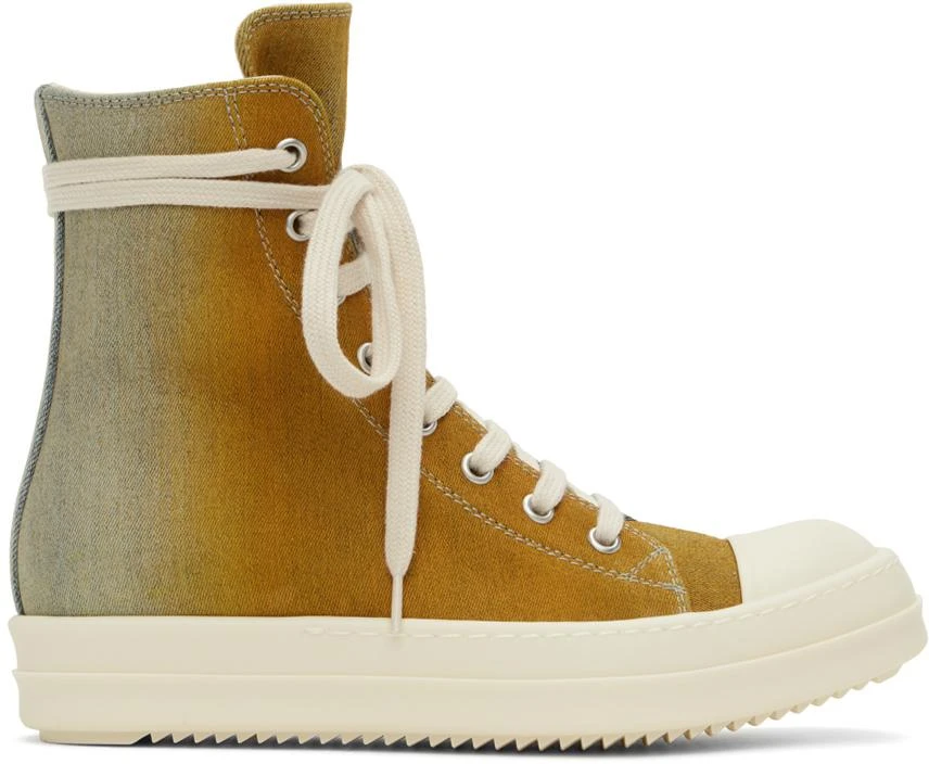 Rick Owens Blue & Orange Sneaks Sneakers 1