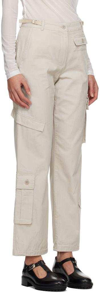 TheOpen Product Beige Paneled Cargo Pants