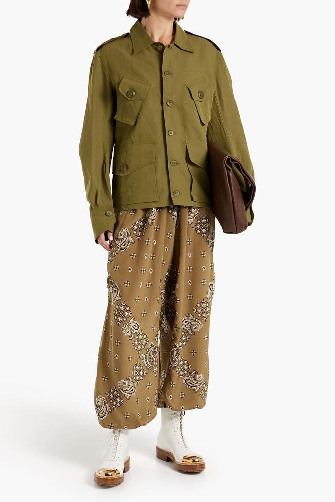 PETAR PETROV Mue linen and cotton-blend jacket