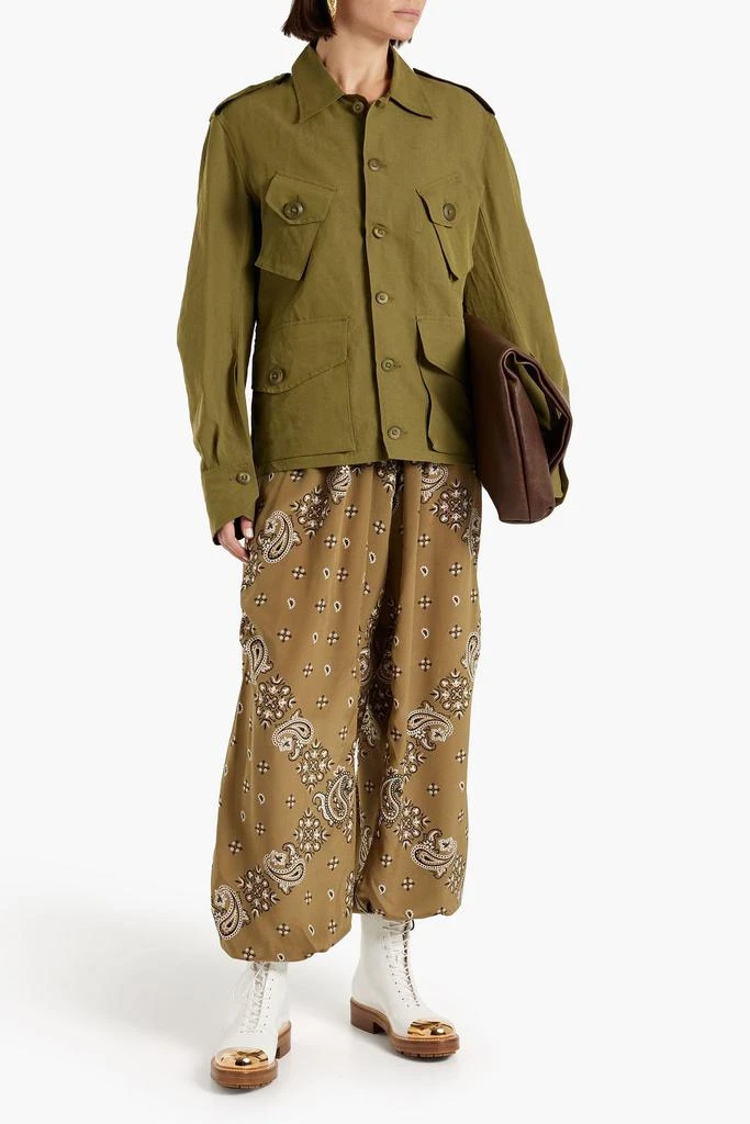 PETAR PETROV Mue linen and cotton-blend jacket 2