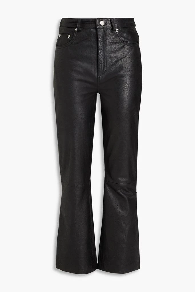 MUUBAA Leather flared pants 1