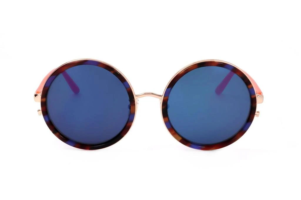 Shop Linda Farrow X Matthew Williamson Oval Frame Sunglasses  display picture 1