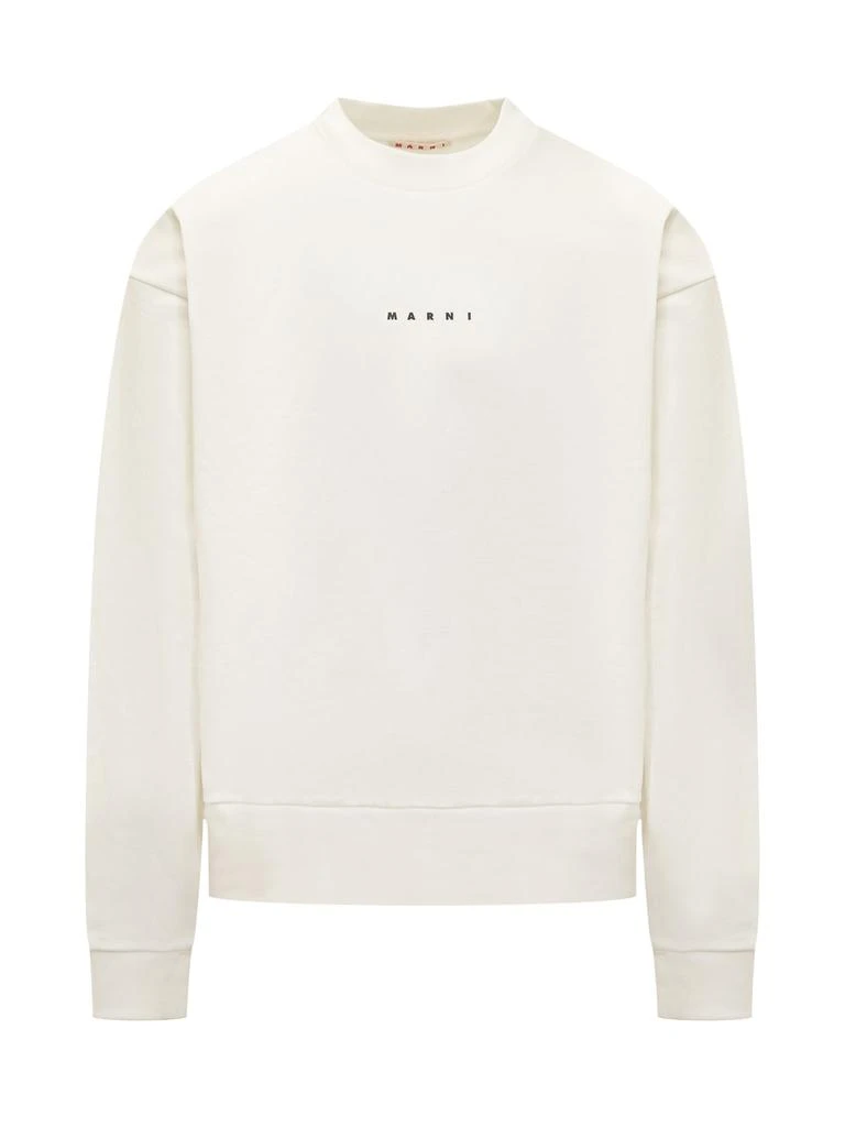 Marni Marni Logo Printed Crewneck Sweatshirt 1