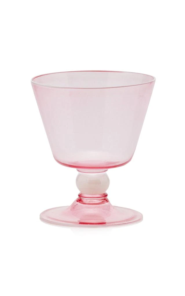 MoDA Moda Domus - Footed Water Glass - Pink - Moda Operandi