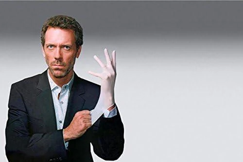 Da Bang Beard Dr House Glove Gregory House Hugh Laurie Blue Eyes Tv Movie Film Poster Fabric Silk Poster Print 91368
